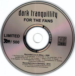Dark Tranquillity - For the Fans (2013)