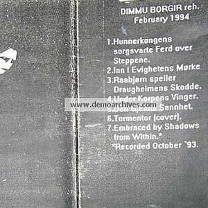 Dimmu Borgir - Rehearsal February 1994 (1994)