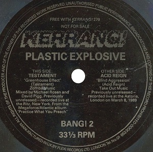 Testament / Acid Reign - Kerrang! Plastic Explosive (1990)